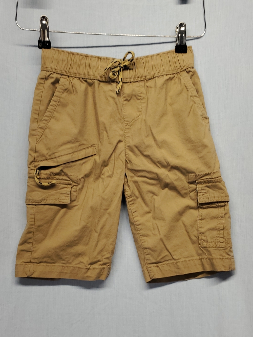 Arizona Kids Tan Cargo Drawstring Shorts #278